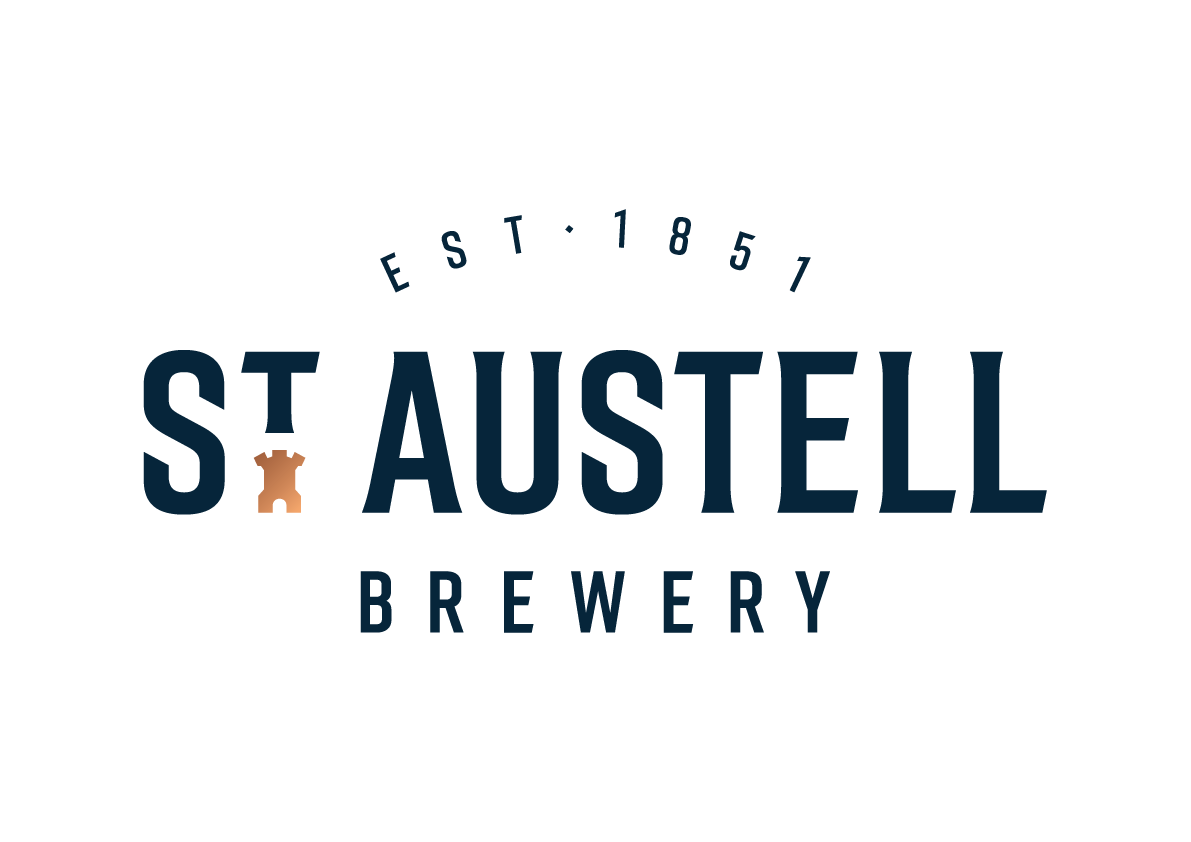 St Austell Brewery Logo Blue Copper Gradient
